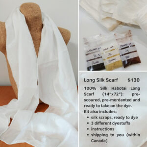 Long silk scarf kit